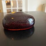 red and yellow Murano pocket vase