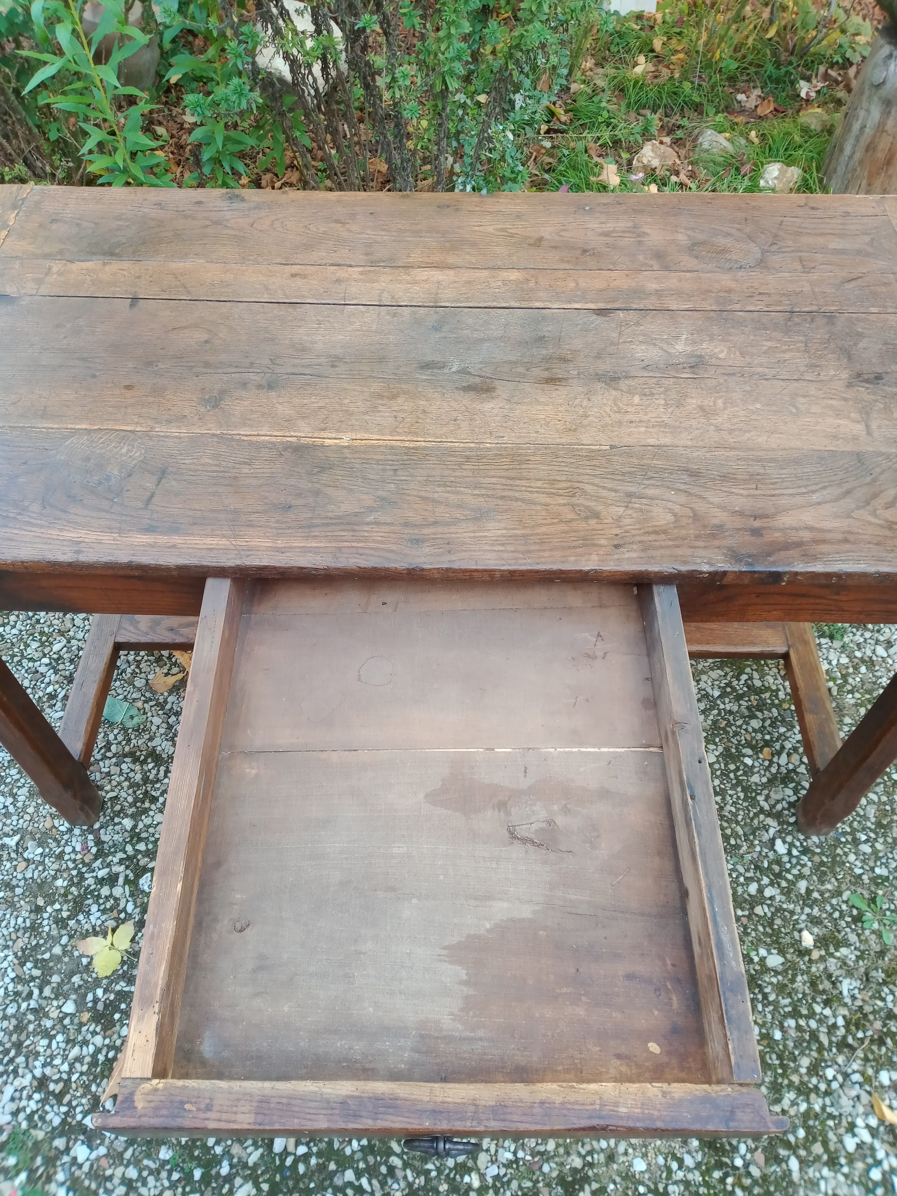 Old oak farmhouse table