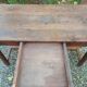Old oak farmhouse table