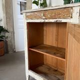 Patinated white jam maker