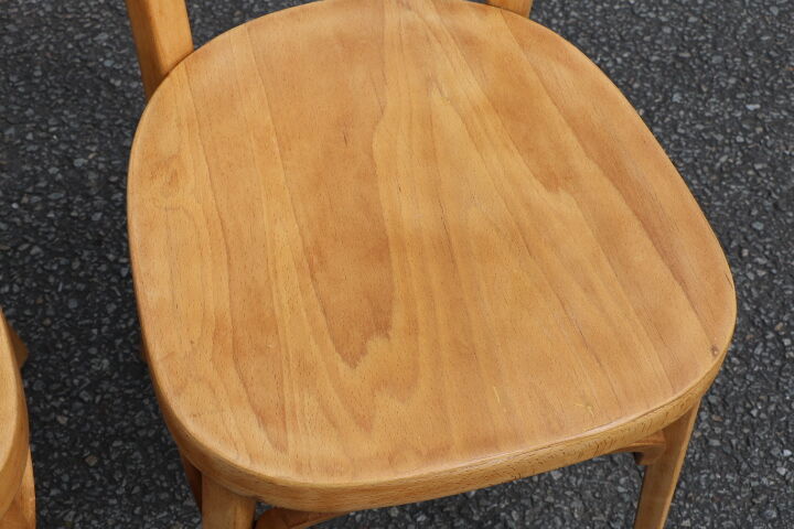 4 chairs Baumann no.24 light beech