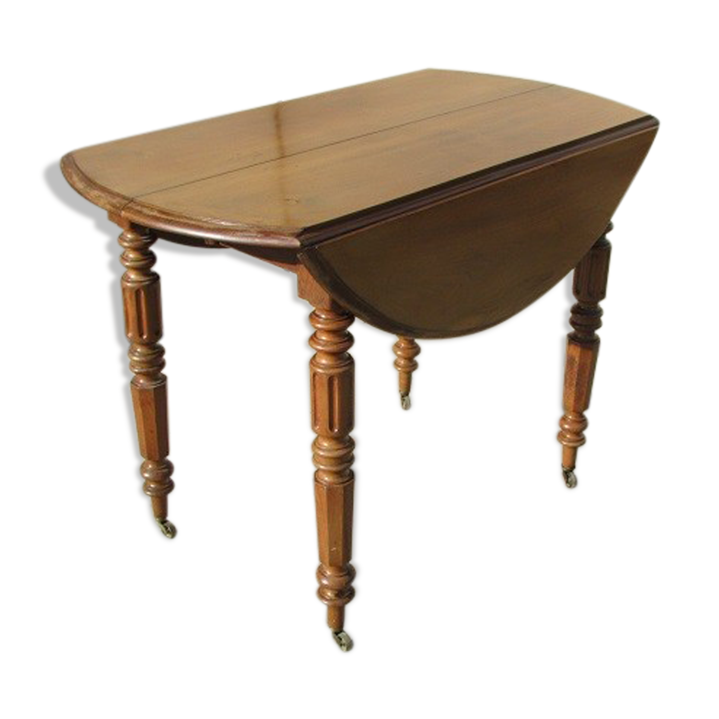 Table Walnut expandable foot umbrella