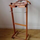 Fratelli Reguitti editor Valet night wooden varnish on wheels