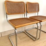 Set of 4 chairs Cesca B32 by Marcel Breuer
