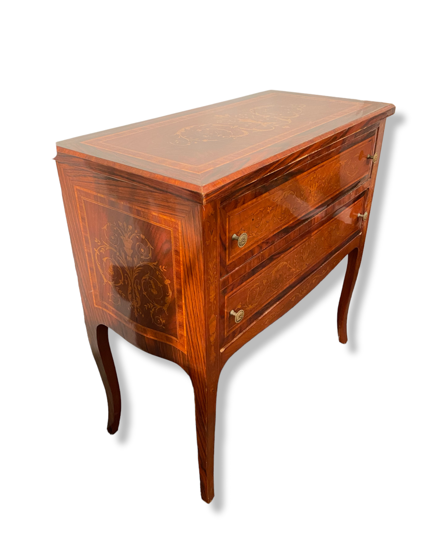 Italian chest of drawers 2 drawers - 70s