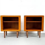 Set of 2 Danish Teak Nightstand by CFC Silkeborg, 1980s