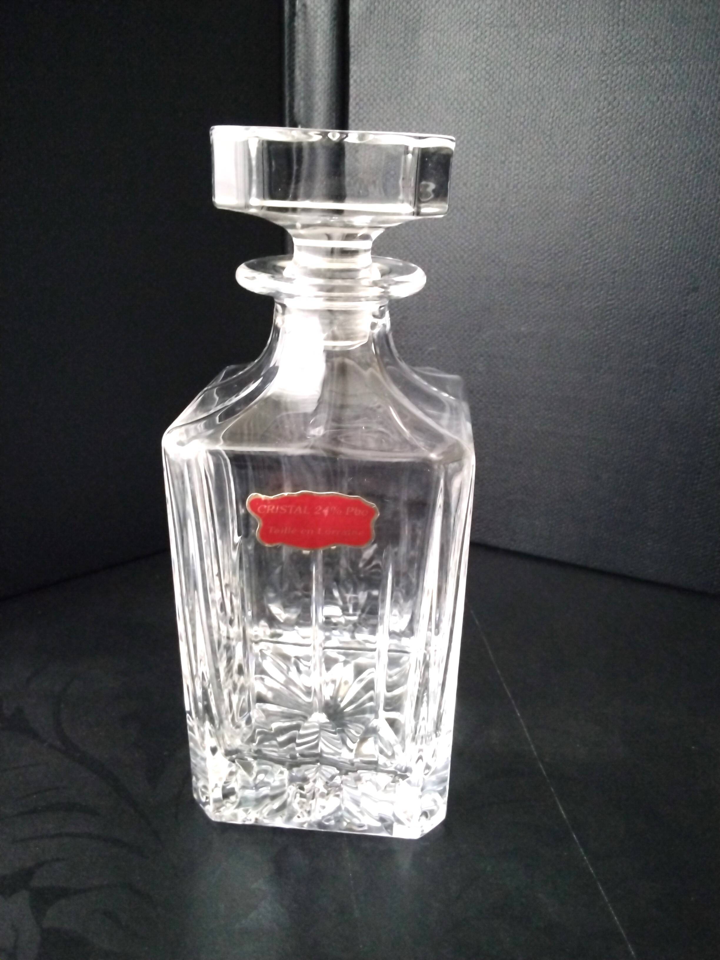 Lorraine Crystal Whisky Decanter