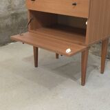 Scandinavian-style bedside table, 1960s