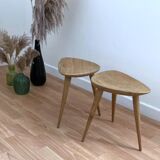 Duo of Tripods, 50s in oak