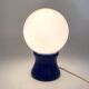 "Ball" lamp in blue lacquered wood, 1980s