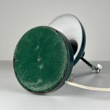 Green metal industrial desk lamp, Italy, 1960s