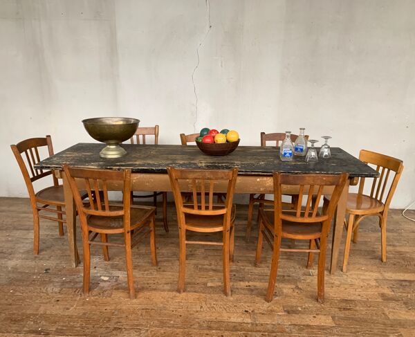 Table de ferme bistrot