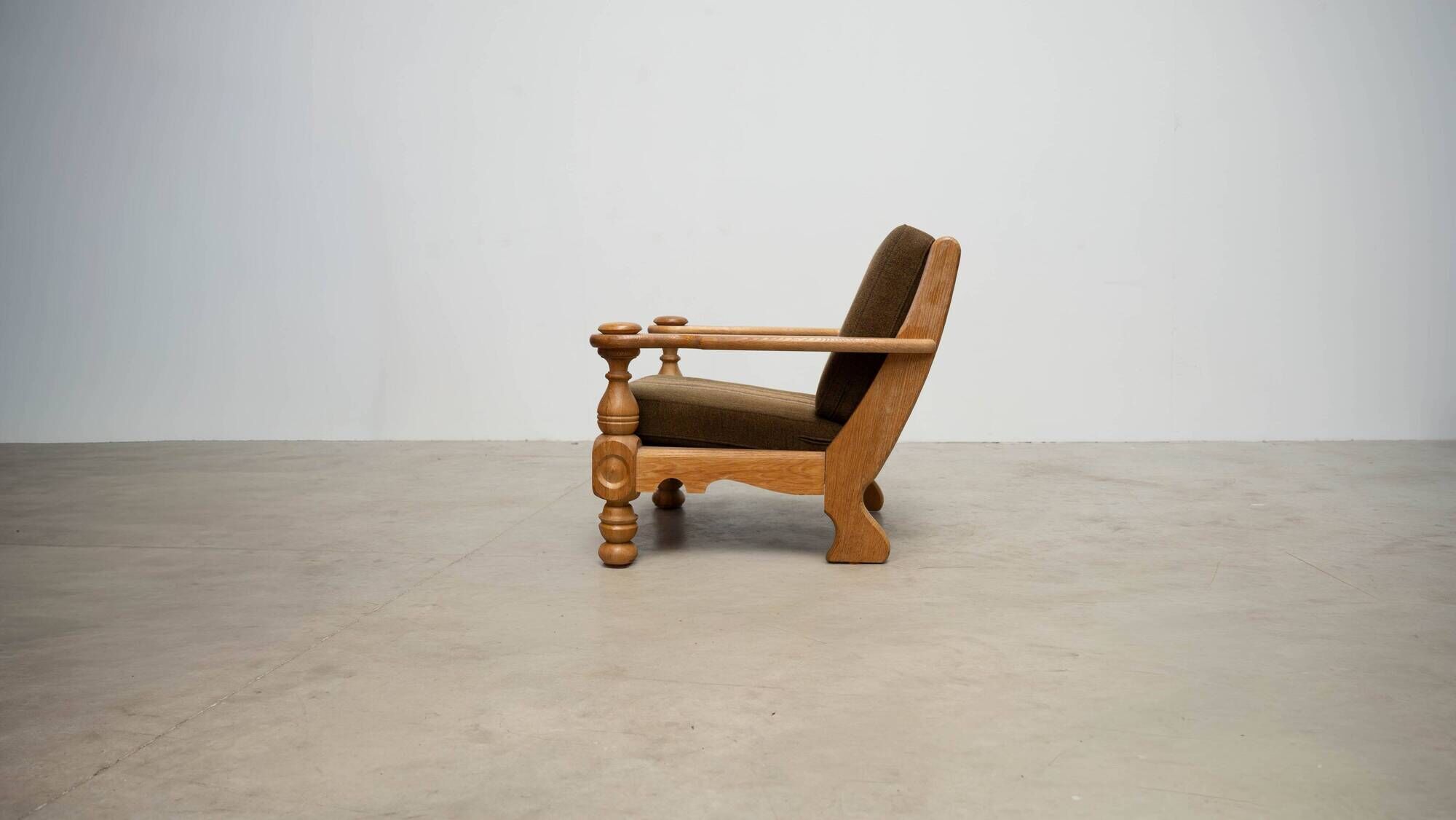 Danish Low Back Lounge Chair