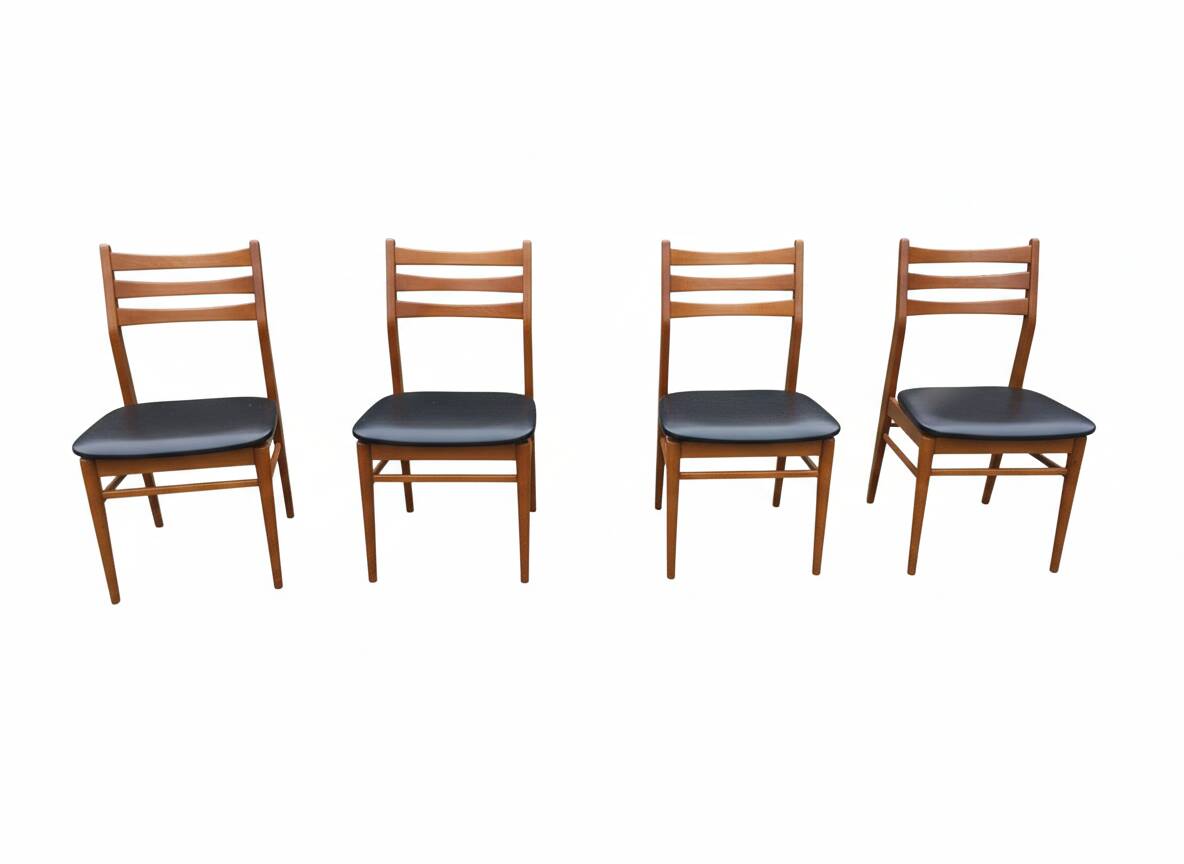 4 Scandinavian chairs from the 1960s