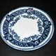 Kuznetsov antique plate made of Russian faience 1890 Imperial Prussia factory