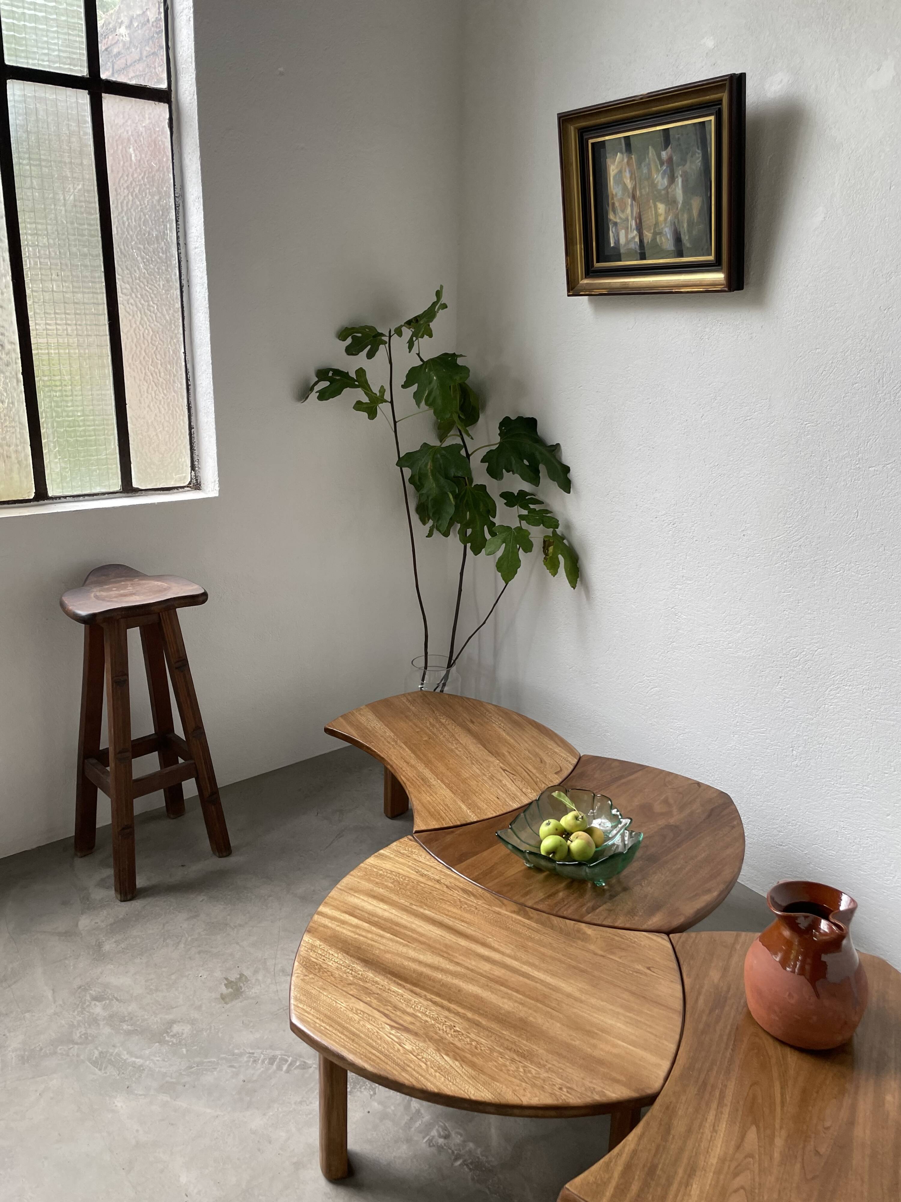 Tabouret haut brutaliste