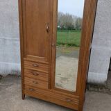 Parisian armoire style oak wardrobe