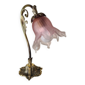 Lampe bronze art nouveau