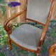 Sofa and 2 armchairs in wood and velvet with boudoirs empires