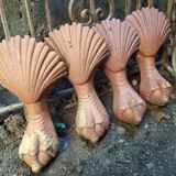 Cast iron bathtub legs