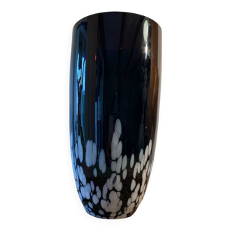 Blown glass vase by krosno jozefina