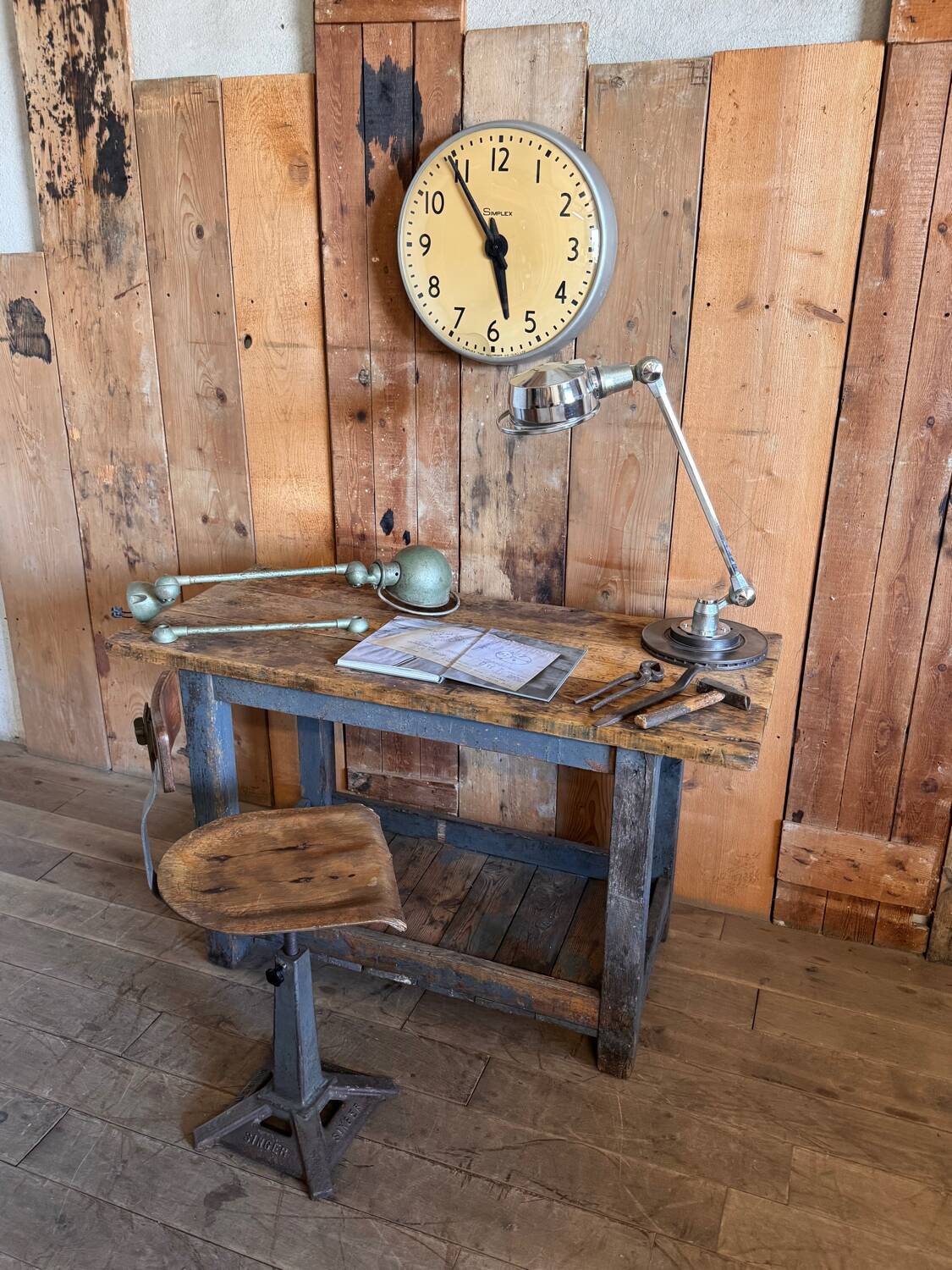 Chaise d’atelier Singer