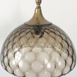 Chiseled glass suspension