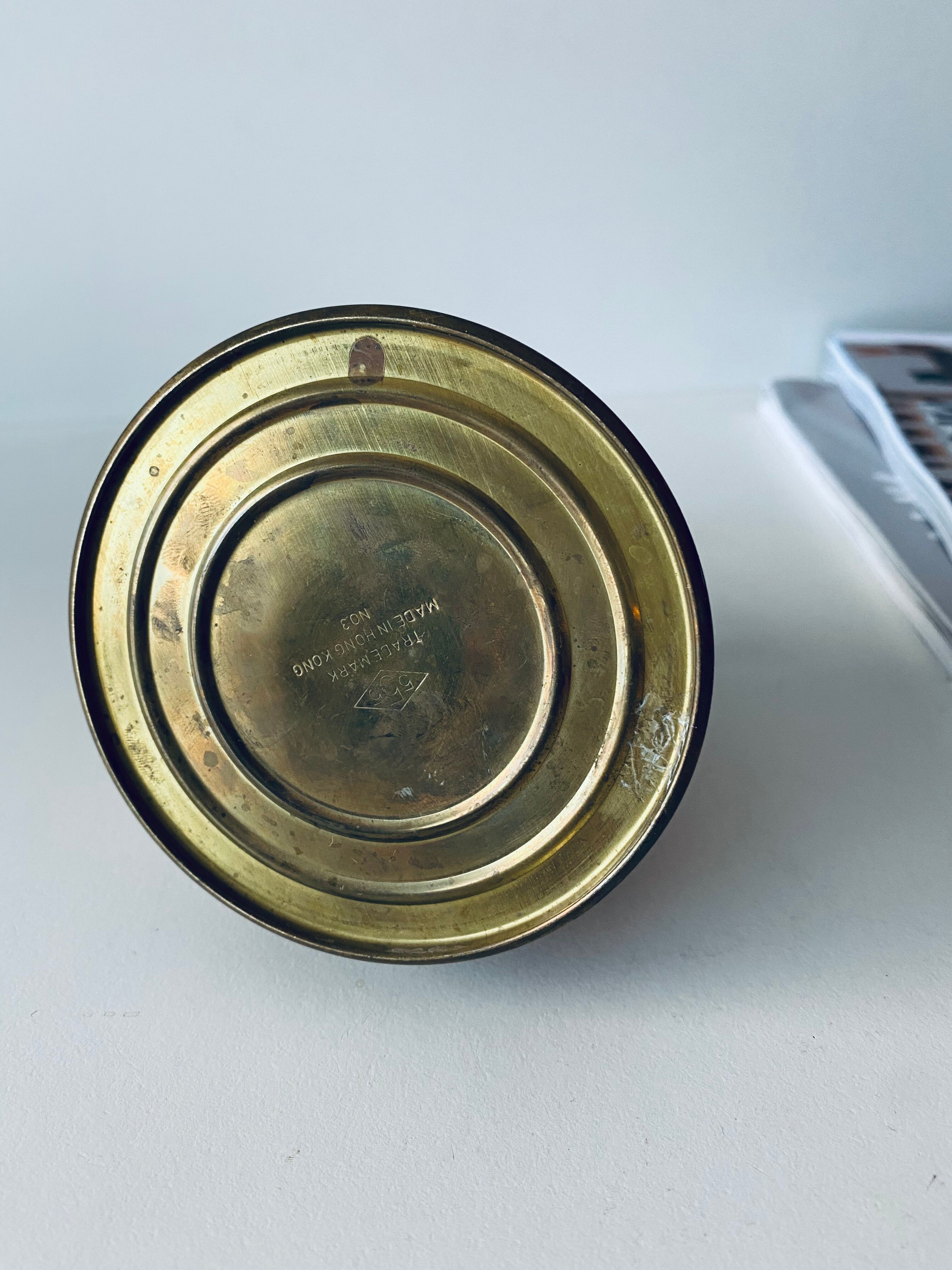 Old brass mist for indoor plants