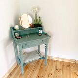 Vintage painted wood dressing table