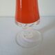 Vase soliflore en opaline orange