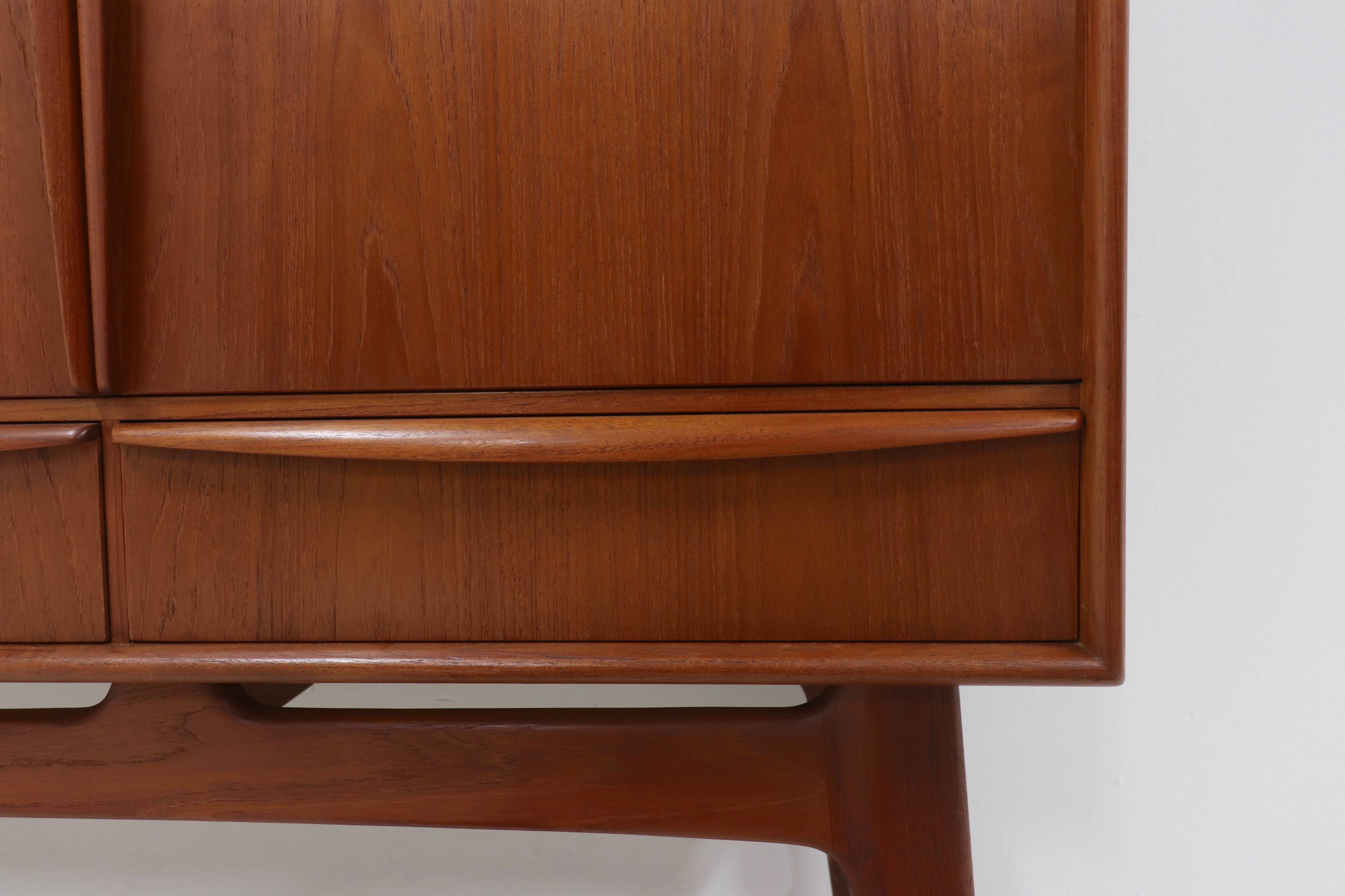 Teak Highboard by Svend Aage Madsen for K. Knudsen & Søn 1950s