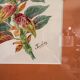 Tableau Aquarelle Iconographie Fleurs Naturalisme Amarante Tricolore Natura