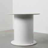 Round Carrara marble dining table, 1970s
