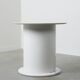 Table à manger ronde en marbre de Carrare, années 1970