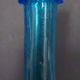 Bubble blown glass bottle Biot 20th century small model