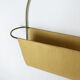 Vintage Brass Wall Hanging Magazine Holder, Austria, 1950s