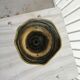 Brass candlestick with pusher