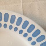 Suite of 5 flat plates Digoin Saarguemines