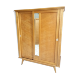 Vintage 2-door and mirror cabinet