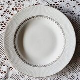 Set of 8 mismatched deep plates L'Amandinoise