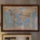 Globe map / Planisphere "Le Monde Politique", National Geographic Institute, 20th century – Fran