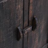 Antique Primitive Wooden Side Cabinet or Console