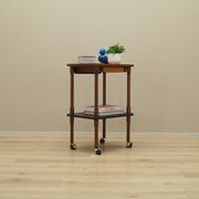Walnut table, Italian design, 1960s, manufacture: Italy