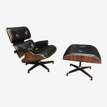 Eames  lounger and ottoman