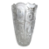 Carved crystal vase