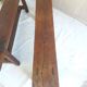 Pair of old benches in chene