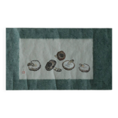 Japanese painting, Svampar, Mixed technique on artistic fabric, Denmark