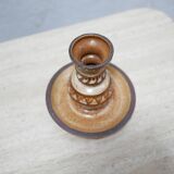 Vintage stoneware candle holder