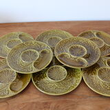 8 plates in khaki slurries