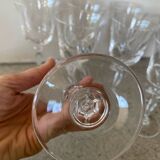 8 crystal wine glasses